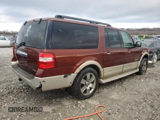 2007 Ford Expedition Max Eddie Bauer with VIN 1FMFK18587LA08345, listed as a Copart auction lot 84969934 with 185,177 mi miles and Salvage Title. Bid and sale history available at DreamBid. Image 3.