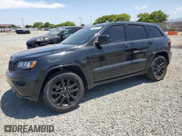 2019 Jeep Grand Cherokee Upland with VIN 1C4RJEAG5KC530575, listed as a Copart auction lot 58602275 with 60,386 mi miles and Salvage title. Bid and sale history available at DreamBid. Image 1.