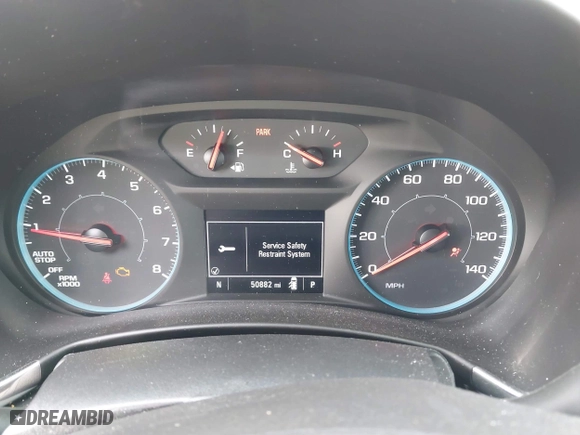 2020 Chevrolet Equinox LS with VIN 2GNAXSEV3L6222003, listed as a IAAI auction lot 41896796 with 50,882 mi miles. Bid and sale history available at carsss.com. Image 7.