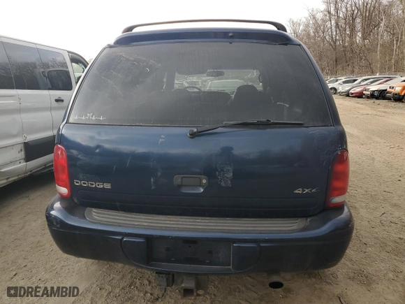 2000 Dodge Durango with VIN 1B4HS28Z1YF227831, listed as a Copart auction lot 46294585 with 207,843 mi miles and Salvage Title. Bid and sale history available at carsss.com. Image 6.