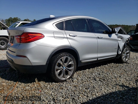 2018 BMW X4 xDrive28i with VIN 5UXXW3C59J0T82101, listed as a Copart auction lot 43850784 with 0 mi miles. Bid and sale history available at carsss.com. Image 3.