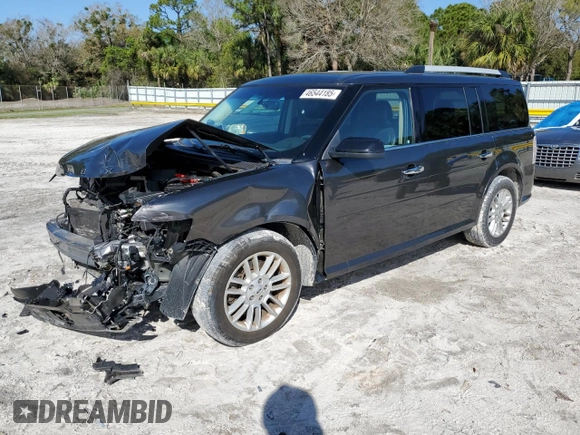 2019 Ford Flex SEL with VIN 2FMGK5C88KBA02339, listed as a Copart auction lot 46544185 with 76,298 mi miles and Non Repairable. Bid and sale history available at carsss.com. Image 1.