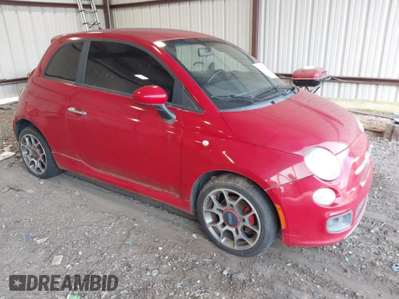 2012 FIAT 500 Sport with VIN 3C3CFFBR9CT190421, listed as a IAAI auction lot 42688098 with 303,276 mi miles and . Bid and sale history available at DreamBid. Image 1.