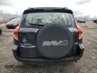 2008 Toyota RAV4 with VIN JTMBD33V286064538, listed as a Copart auction lot 52694825 with 145,881 mi miles and Salvage Title. Bid and sale history available at carsss.com. Image 6.