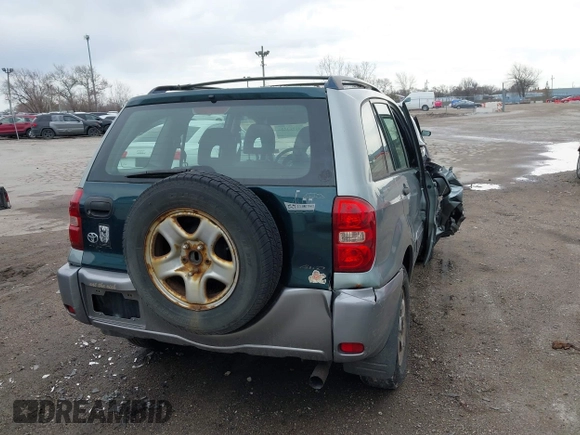 2005 Toyota RAV4 with VIN JTEHD20V350054927, listed as a IAAI auction lot 41913257 with 216,442 mi miles. Bid and sale history available at carsss.com. Image 4.