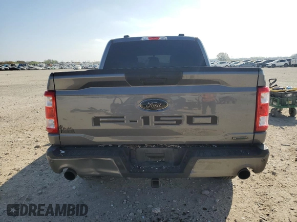 2023 Ford F-150 XL with VIN 1FTEW1EP6PFD18146, listed as a Copart auction lot 49029085 with 35,458 mi miles and Salvage Title. Bid and sale history available at carsss.com. Image 6.