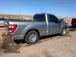 2021 Ford F-150 XL with VIN 1FTMF1C50MKD81601, listed as a Copart auction lot 49331765 with 65,702 mi miles and Salvage title. Bid and sale history available at DreamBid. Image 3.