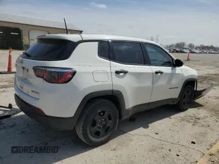 2018 Jeep Compass Sport with VIN 3C4NJCAB7JT271629, listed as a Copart auction lot 51229685 with 82,433 mi miles and Salvage title. Bid and sale history available at DreamBid. Image 3.