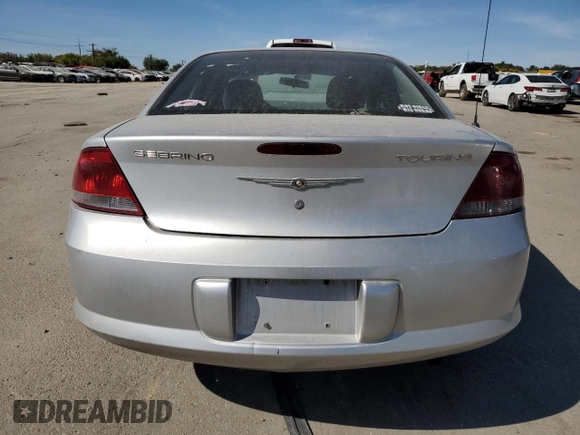 2004 Chrysler Sebring Touring with VIN 1C3EL56R04N354937, listed as a Copart auction lot 73608284 with 133,614 mi miles and Salvage title. Bid and sale history available at DreamBid. Image 6.