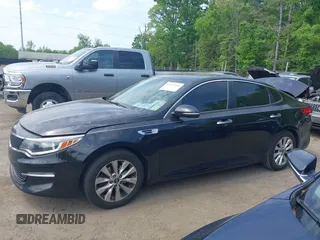 2018 Kia Optima LX with VIN 5XXGT4L32JG253713, listed as a IAAI auction lot 42172918 with 145,338 mi miles. Bid and sale history available at carsss.com. Image 14.