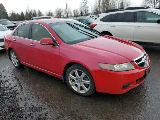 2004 Acura TSX w/Navigation with VIN JH4CL96904C040001, listed as a Copart auction lot 46000225 with 155,209 mi miles and Clean Title. Bid and sale history available at carsss.com. Image 4.