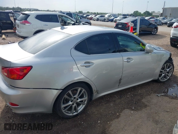 2008 Lexus IS 250 with VIN JTHBK262X85066429, listed as a IAAI auction lot 42037886 with 153,587 mi miles. Bid and sale history available at carsss.com. Image 13.