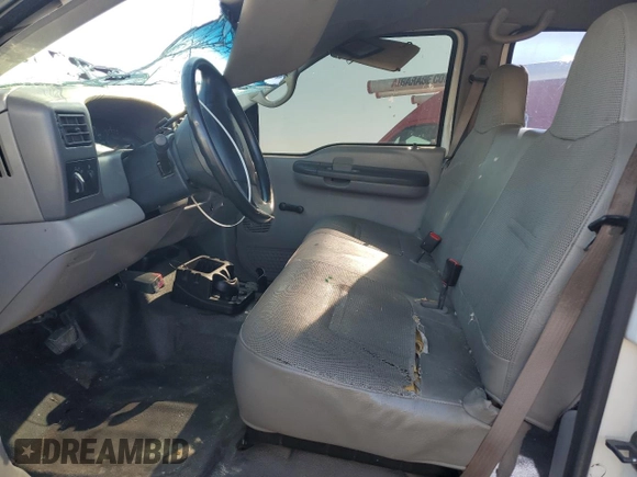 2001 Ford F-250 XL with VIN 1FTNW20L71ED89038, listed as a Copart auction lot 60929745 with 287,403 mi miles and Salvage title. Bid and sale history available at DreamBid. Image 7.