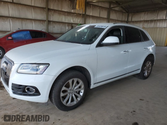 2015 Audi Q5 Premium with VIN WA1CFAFP6FA018537, listed as a Copart auction lot 53435615 with 124,992 mi miles and Clean title. Bid and sale history available at DreamBid. Image 1.
