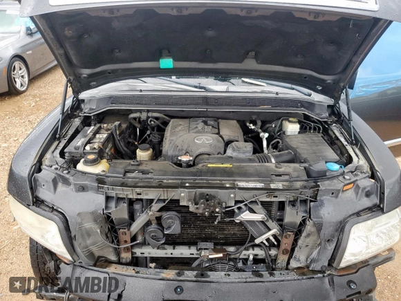 2009 Infiniti QX56 with VIN 5N3AA08DX9N902005, listed as a Copart auction lot 60665925 with 191,472 mi miles and Salvage title. Bid and sale history available at DreamBid. Image 12.