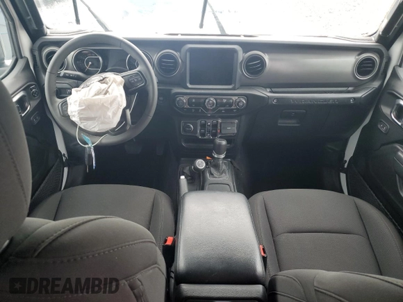 2023 Jeep Wrangler Willys with VIN 1C4HJXDN8PW625204, listed as a Copart auction lot 59328065 with 18,116 mi miles and Salvage title. Bid and sale history available at DreamBid. Image 8.