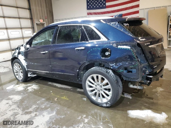 2017 Cadillac XT5 Platinum AWD with VIN 1GYKNFRS9HZ120981, listed as a Copart auction lot 41764955 with 62,240 mi miles and Salvage Title. Bid and sale history available at carsss.com. Image 2.