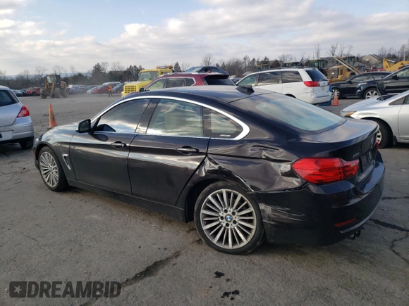 2015 BMW 4 Series 428i xDrive with VIN WBA4C9C57FG135476, listed as a Copart auction lot 82427893 with 76,405 mi miles and . Bid and sale history available at DreamBid. Image 2.