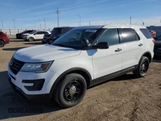 2016 Ford Utility Police Interceptor with VIN 1FM5K8AR0GGA12285, listed as a Copart auction lot 79109934 with 78,345 mi miles and Salvage Title. Bid and sale history available at carsss.com. Image 1.