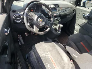 2012 FIAT 500 Abarth z VIN 3C3CFFFH4CT384033, wystawiony jako Copart lot #52649595 z przebiegiem 99 244 mil mil oraz Czysty tytuł • Clean title. Historia ofert i sprzedaży dostępna na DreamBid. Obrazek 8.