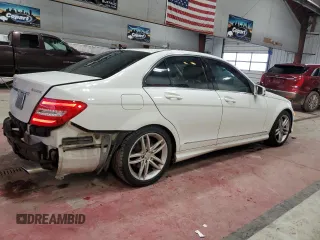 2012 Mercedes-Benz C 300 Sport with VIN WDDGF8BB1CR230744, listed as a Copart auction lot 80452834 with 143,320 mi miles and Salvage Title. Bid and sale history available at DreamBid. Image 3.