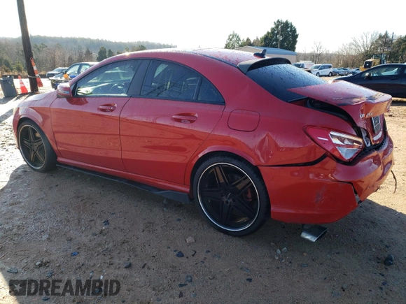 2016 Mercedes-Benz CLA with VIN WDDSJ4EB7GN289579, listed as a Copart auction lot 38392543 with 105,335 mi miles. Bid and sale history available at carsss.com. Image 2.