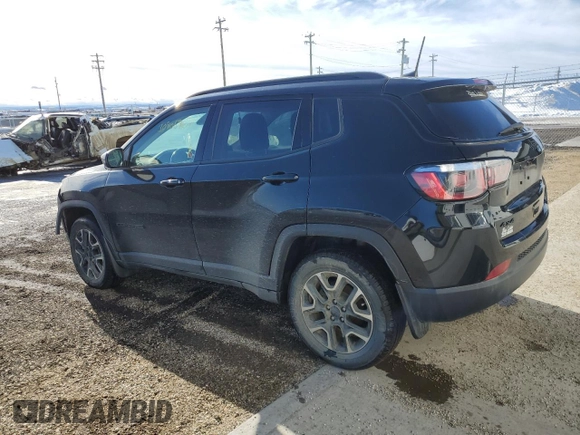 2020 Jeep Compass Sport with VIN 3C4NJDABXLT101046, listed as a Copart auction lot 46735745 with 109,059 mi miles and Salvage Title. Bid and sale history available at carsss.com. Image 2.