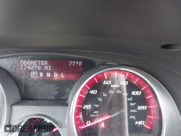 2010 GMC Acadia SLT1 with VIN 1GKLVMED2AJ134252, listed as a IAAI auction lot 42067491 with 174,278 mi miles. Bid and sale history available at carsss.com. Image 7.