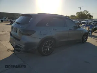 2020 Mercedes-Benz GLC with VIN W1N0G6EB2LF821488, listed as a Copart auction lot 74237714 with 70,658 mi miles and Salvage Title. Bid and sale history available at carsss.com. Image 3.