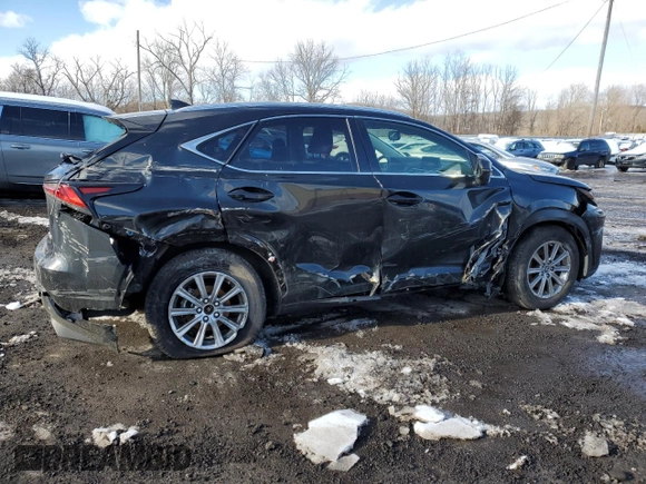 2021 Lexus NX with VIN JTJDARDZ4M2253115, listed as a Copart auction lot 45311665 with 53,574 mi miles and Salvage Title. Bid and sale history available at carsss.com. Image 3.