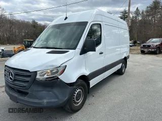2022 Mercedes-Benz Sprinter Cargo Cargo with VIN W1Y40BHY9NT108142, listed as a Copart auction lot 50731255 with 74,238 mi miles and Clean Title. Bid and sale history available at carsss.com. Image 1.