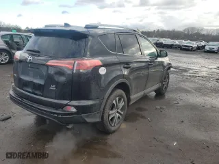 2018 Toyota RAV4 LE with VIN 2T3BFREV3JW787927, listed as a Copart auction lot 46825865 with 103,584 mi miles and Salvage Title. Bid and sale history available at carsss.com. Image 3.