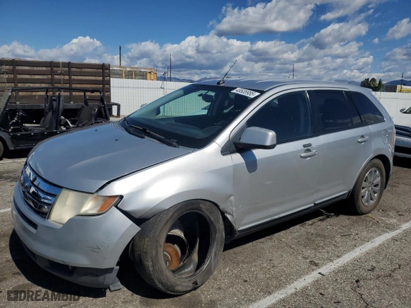 2009 Ford Edge SEL with VIN 2FMDK38C59BA45292, listed as a Copart auction lot 48508985 with 117,256 mi miles and Salvage Title. Bid and sale history available at carsss.com. Image 1.