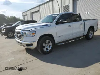 2022 Ram 1500 Big Horn z VIN 1C6SRFFTXNN422684, wystawiony jako Copart lot #52668345 z przebiegiem 97 103 mil mil oraz Szkoda całkowita • Salvage title. Historia ofert i sprzedaży dostępna na DreamBid. Obrazek 1.
