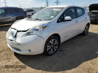 2014 Nissan LEAF SL with VIN 1N4AZ0CP3EC337020, listed as a Copart auction lot 73579604 with 69,237 mi miles and Salvage Title. Bid and sale history available at carsss.com. Image 1.
