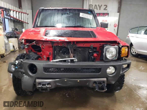 2006 Hummer H3 with VIN 5GTDN136768284402, listed as a Copart auction lot 48253275 with 247,733 mi miles and Salvage Title. Bid and sale history available at carsss.com. Image 5.