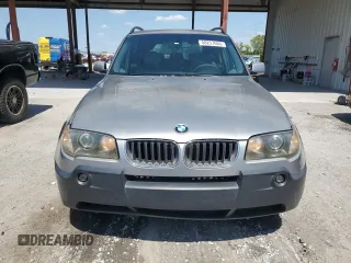 2005 BMW X3 3.0i with VIN WBXPA93495WD11807, listed as a Copart auction lot 58257665 with 207,752 mi miles and Salvage title. Bid and sale history available at DreamBid. Image 5.