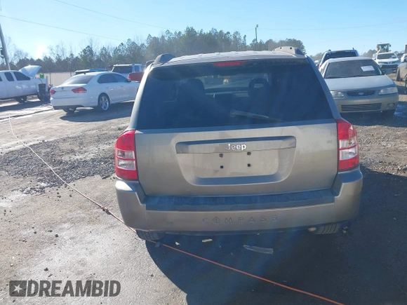 2007 Jeep Compass Sport with VIN 1J8FT47087D363592, listed as a IAAI auction lot 41391452 with 145,833 mi miles. Bid and sale history available at carsss.com. Image 16.