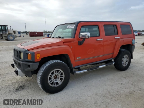 2008 Hummer H3 SUV Luxury with VIN 5GTEN13E388130848, listed as a Copart auction lot 78573684 with 79,702 mi miles and Salvage Title. Bid and sale history available at carsss.com. Image 1.