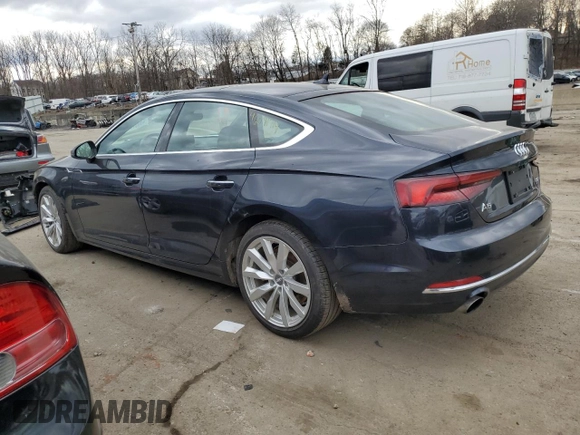 2019 Audi A5 Sportback Premium Plus with VIN WAUBNCF53JA012974, listed as a Copart auction lot 46091714 with 114,624 mi miles. Bid and sale history available at carsss.com. Image 2.