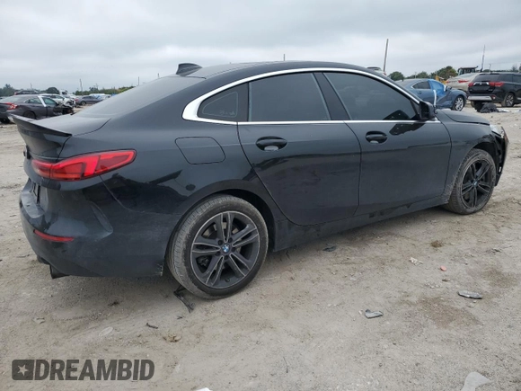 2023 BMW 2 Series 228i with VIN WBA53AK02P7M11964, listed as a Copart auction lot 85851124 with 51,165 mi miles and Salvage Title. Bid and sale history available at carsss.com. Image 3.