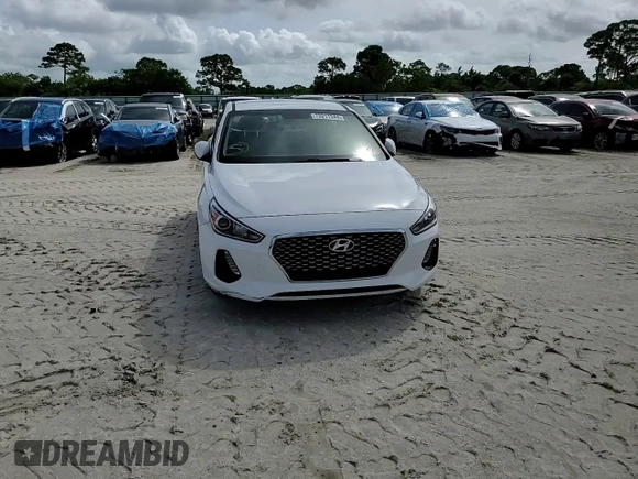 2018 Hyundai Elantra GT with VIN KMHH35LE6JU066203, listed as a Copart auction lot 73211344 with 57,361 mi miles and Salvage Title. Bid and sale history available at carsss.com. Image 11.