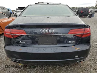 2018 Audi A8 with VIN WAU44AFDXJN000255, listed as a Copart auction lot 45706405 with 60,065 mi miles and Salvage title. Bid and sale history available at DreamBid. Image 6.