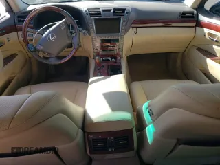 2007 Lexus LS 460 L with VIN JTHGL46FX75011432, listed as a Copart auction lot 42060325 with 137,954 mi miles and Salvage Title. Bid and sale history available at DreamBid. Image 8.