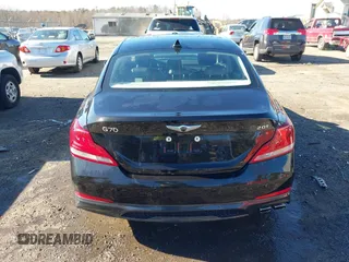 2019 Genesis G70 2.0T Advanced with VIN KMTG34LA0KU032218, listed as a IAAI auction lot 41527763 with 69,501 mi miles. Bid and sale history available at carsss.com. Image 16.