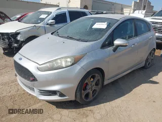 2015 Ford Fiesta ST with VIN 3FADP4GX9FM190724, listed as a IAAI auction lot 41858976 with 111,368 mi miles. Bid and sale history available at carsss.com. Image 2.