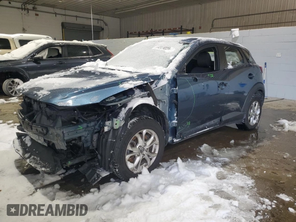2018 Mazda CX-3 Sport with VIN JM1DKFB71J1311604, listed as a Copart auction lot 44388235 with 78,783 mi miles and Salvage Title. Bid and sale history available at DreamBid. Image 1.
