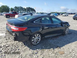 2015 Hyundai Azera Limited with VIN KMHFH4JG7FA480123, listed as a Copart auction lot 56900285 with 136,325 mi miles and Salvage title. Bid and sale history available at DreamBid. Image 3.