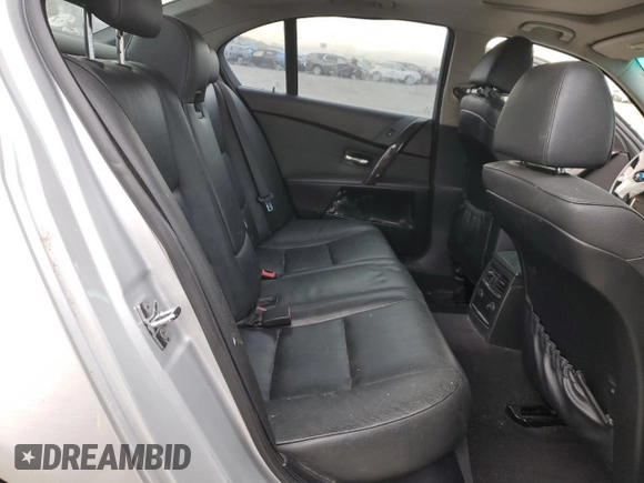 2004 BMW 5 Series 525i with VIN WBANA53504B845624, listed as a Copart auction lot 47285525 with 180,496 mi miles and Salvage Title. Bid and sale history available at carsss.com. Image 10.