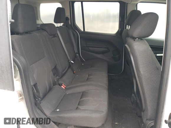 2014 Ford Transit Connect XLT with VIN NM0AE8F76E1149794, listed as a Copart auction lot 43130385 with 210,682 mi miles and Salvage title. Bid and sale history available at DreamBid. Image 11.